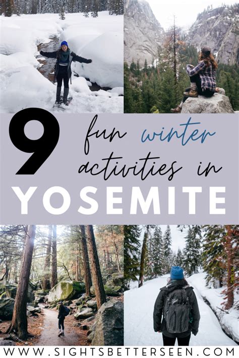 Winter Activities in Yosemite - Sights Better Seen