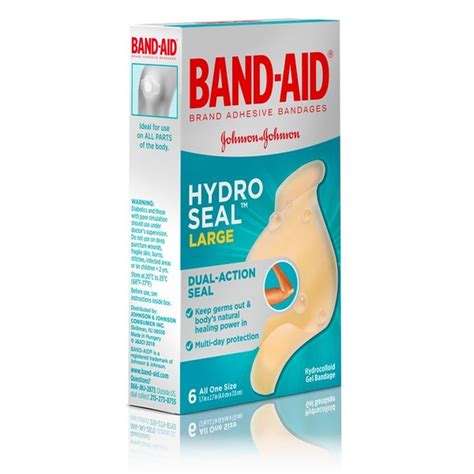 Band-Aid Brand Hydro Seal Bandages Large (6 ct) - Instacart