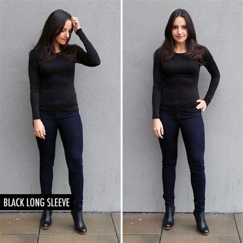 10 Ways to Style a Black Long Sleeve Shirt - Brit + Co