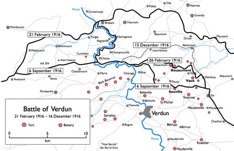 Battle Of Verdun Map