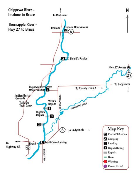 Chippewa River - Imalone to Bruce - Rusk County Wisconsin : Rusk County Wisconsin