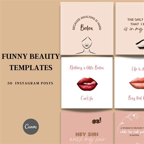 Beauty Quotes for Instagram Esthetician Posts Funny - Etsy