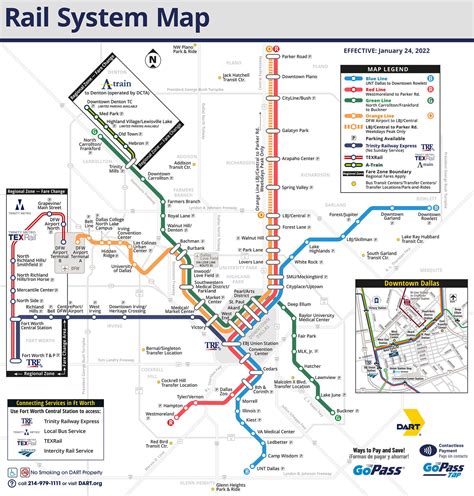 Light Rail at the Dallas Fort Worth Airport DFW