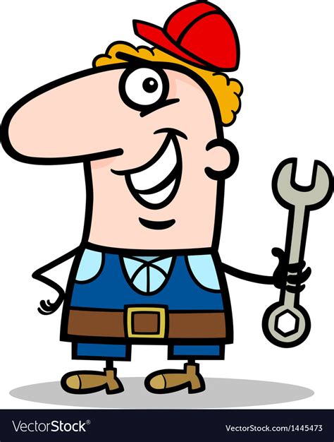 Manual worker cartoon Royalty Free Vector Image