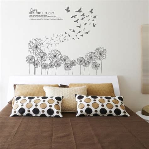 Bed Room Dandelion Wall Decals - American Wall Decals