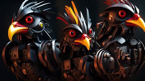 Robot Birds by Serendigity-Art on DeviantArt