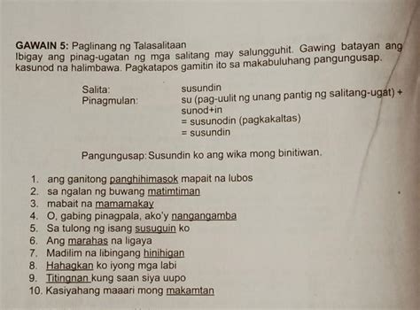 Salitang Ugat Ng Marahas At Kahulugan