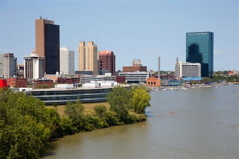 Toledo Skyline with Owens Corning office complex