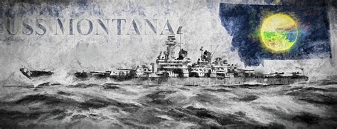 The USS Montana Digital Art by JC Findley