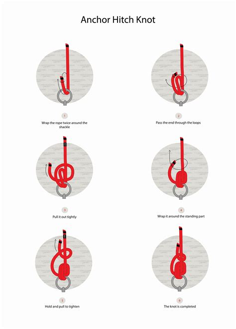 How To Tie An Anchor Hitch Knot