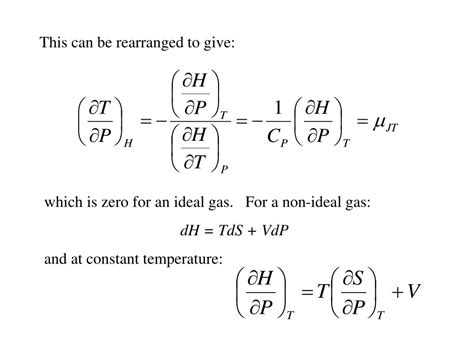 PPT - Joule-Thomson Coefficient PowerPoint Presentation, free download ...