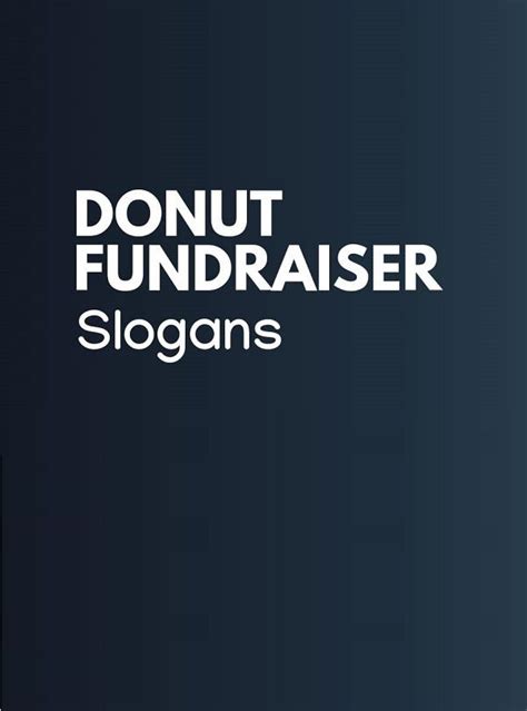 85+ Catchy Donut Fundraiser Slogans - theBrandBoy.com | Slogan, Business slogans, Catchy slogans