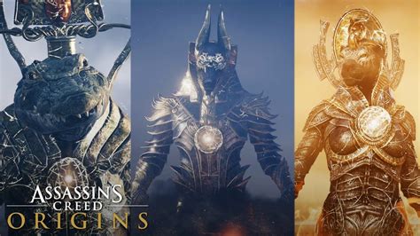 Assassin's Creed Origins - ALL TRIALS OF THE GODS (How To Unlock Anubis ...