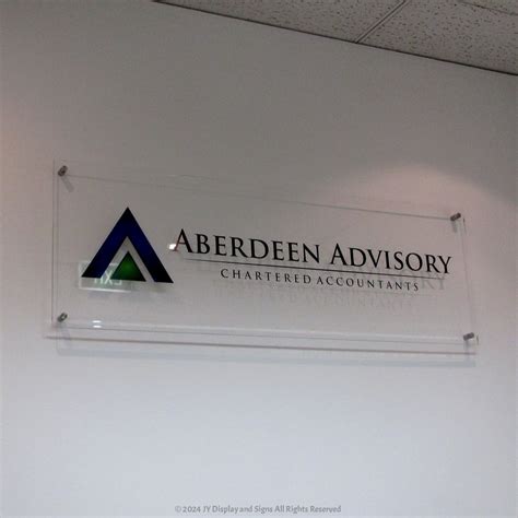 Reception sign office wall signages acrylic wall reception desk signs