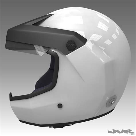 Rally Helmet Car 3d Model