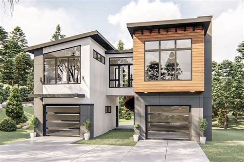 Contemporary Carriage House Plan with 1 Bedroom - 62782DJ ...