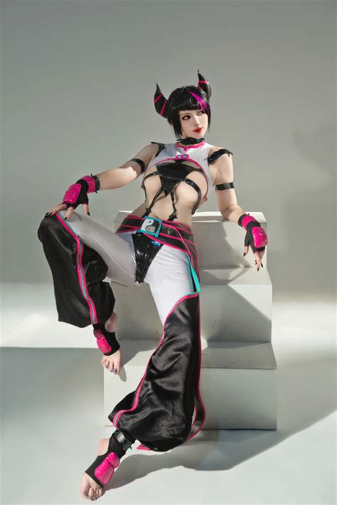 US$ 102.99 - Street Fighter 6 Han Juri Cosplay Costume - www ...