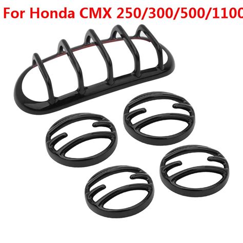 For Honda Rebel CMX 300 500 1100 17 22 Motorcycle Front Rear Turn Signal Light Grill Guard Cover ...