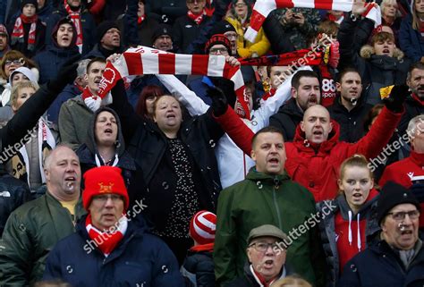 Nottingham Forest Fans Sing Editorial Stock Photo - Stock Image | Shutterstock