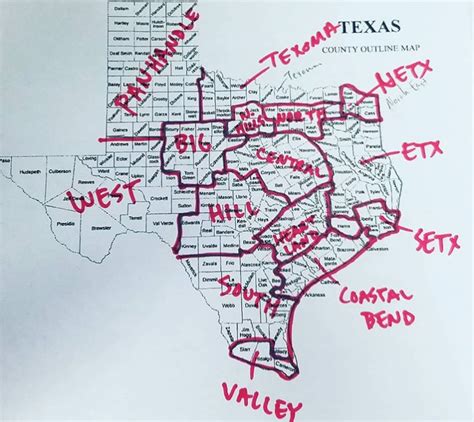 new map - Texas Hill Country