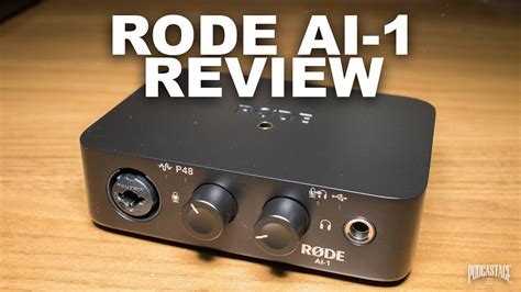 Rode AI-1 USB Audio Interface Review / Test / Explained - YouTube