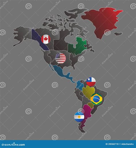 World Map Button Flag Latin America Stock Vector - Illustration of germany, japan: 28568718