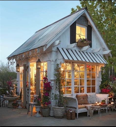 Pin by Junk Girl Finds on Cheryl’s She Shed | Backyard cottage, Backyard sheds, Backyard