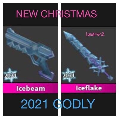 ICE FLAKE ICE BEAM MM2 ICE Set ️ CHRISTMAS 2021 ️ SUPER FAST DELIVERY | eBay