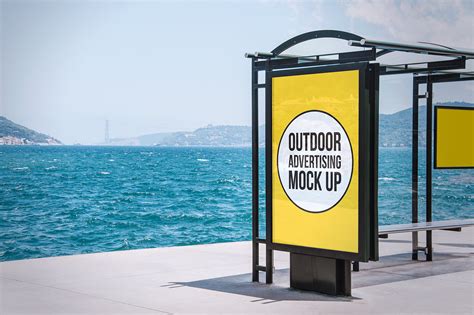 Free Set of Outdoor Advertising Signs and Billboards Mockup ...