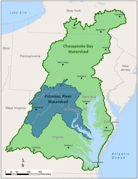 Potomac River Map