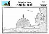 Al Aqsa Masjid Coloring Page Sketch sketch template