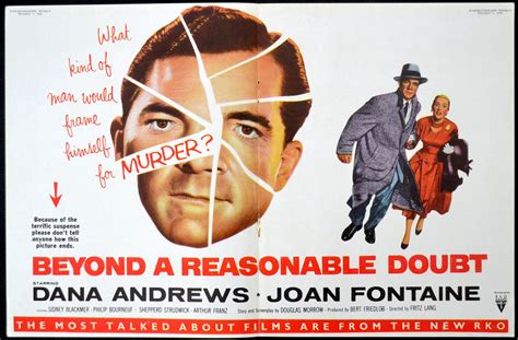 BEYOND A REASONABLE DOUBT | Rare Film Posters