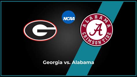 Georgia vs. Alabama Dunkel NCAA Football Picks, Predictions and Odds - Sept. 28