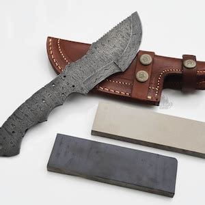 Knife Kit Build Your Own Tracker Knife With Camo G-10 Handles Combo Blank Hunting KIT_A34L ...