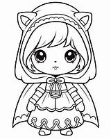 Coloring Hood Red Little Pages Riding Color Wwe Divas Bed Online Print  sketch template