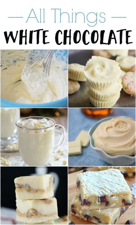 White Chocolate Recipes | Today's Creative Ideas