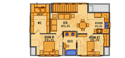 ADU House Plan with 3-car Garage - 510176WDY | Architectural Designs - House Plans