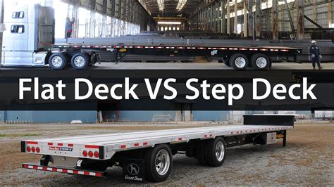 Flat Deck or Step Deck Trailers - Which One Is Right For You? | Maxim ...