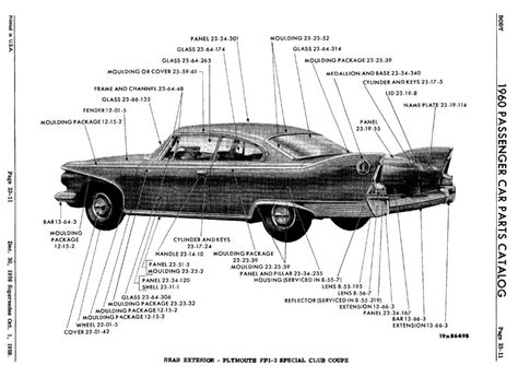 1960 MoPar Passenger Car Parts Catalog - Vintage MoParts