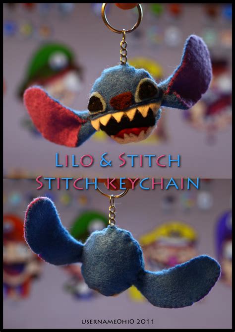 Lilo and Stitch: Stitch Plush Keychain by username0hi0 on DeviantArt