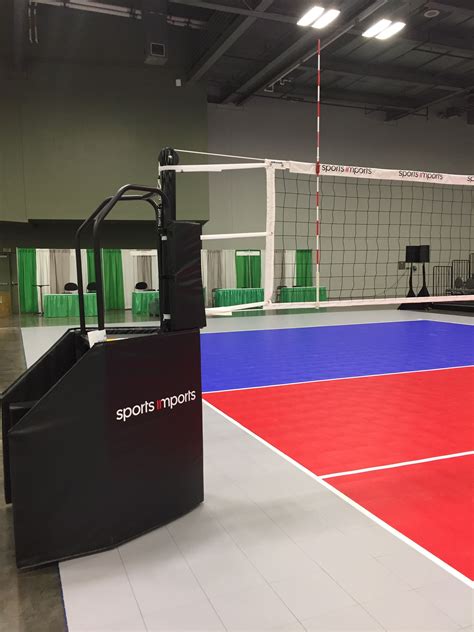 Portable Net System | Portable volleyball net, Indoor volleyball ...