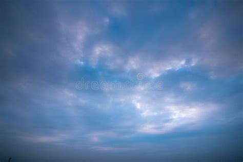 Cloudy Sunset Sky Background Stock Photo - Image of landscape, black ...