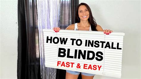 How to Install Blinds | Fast Easy & Affordable - YouTube