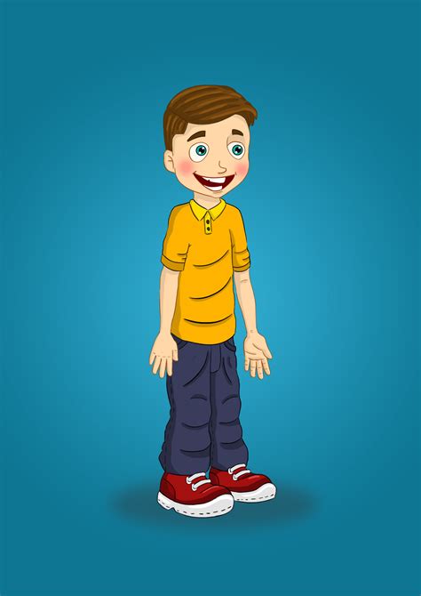 Mojtaba Rastakhiz - 2D hero boy character design