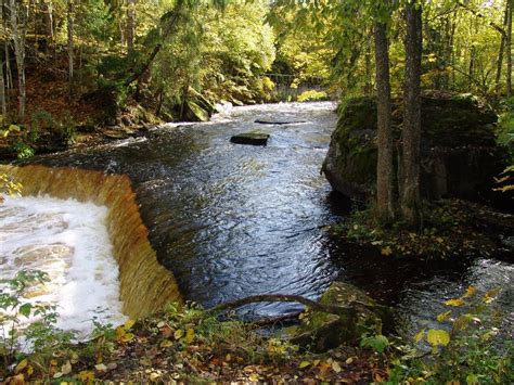 Photo of Estonia, Lahemaa National Park, Valge river waterfall ...