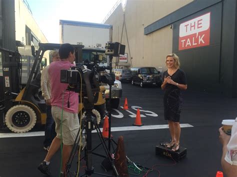 WBZ-TV Lisa Hughes Co-Hosts 'The Talk' on CBS Behind The Scenes