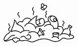 Premium Vector  Black And White Rubbish Dump Icon Smelling sketch template
