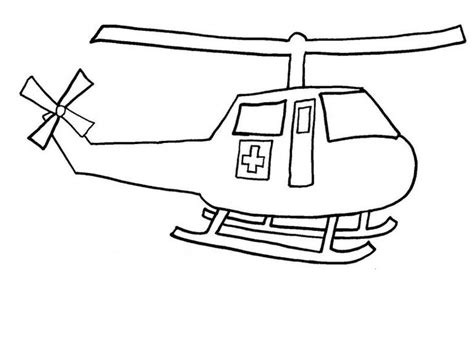 Free Printable Helicopter Coloring Pages For Kids