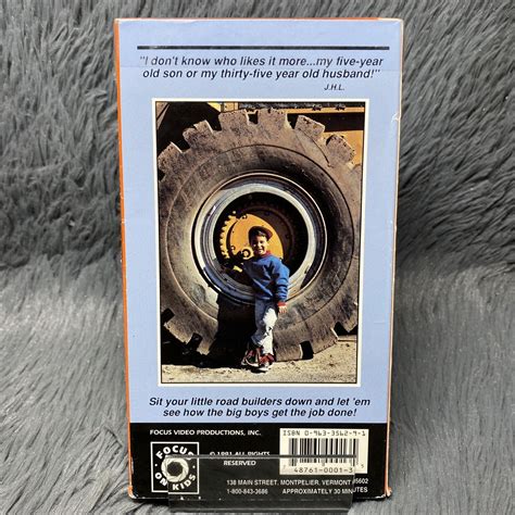 Road Construction Ahead Earth Moving Equipment VHS Tape 1991 ...