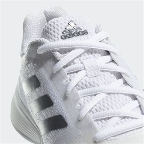 Adidas Womens Barricade Grass Court Tennis Shoes - White - Tennisnuts.com